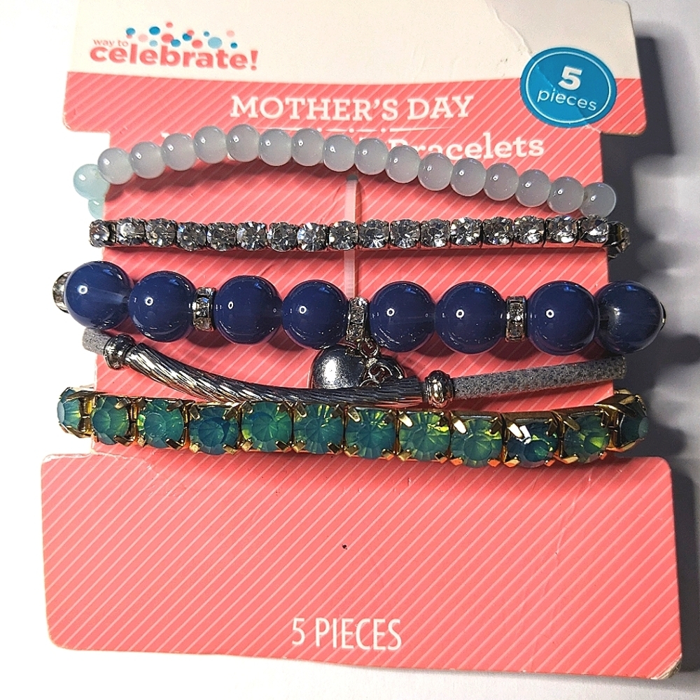 NWT Set Of 5 Bracelets Mother's Day‎ Gift
